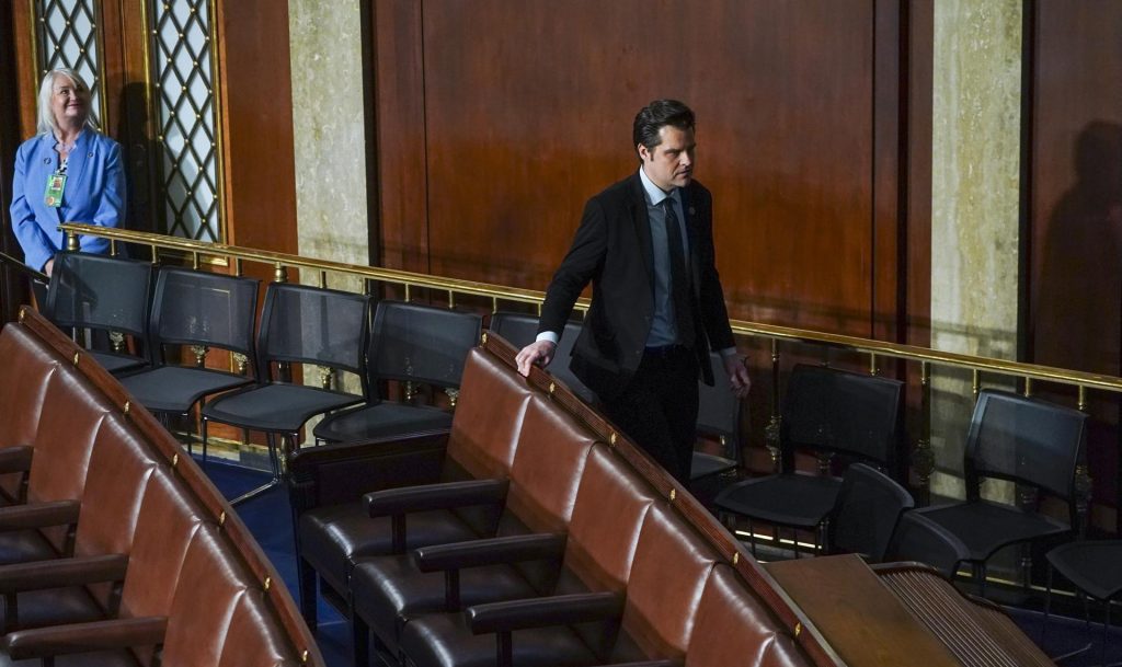 Fiscalía de EEUU no presentará cargos de tráfico sexual contra el congresista Gaetz