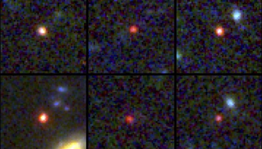 Descubren "enormes" galaxias en el universo temprano