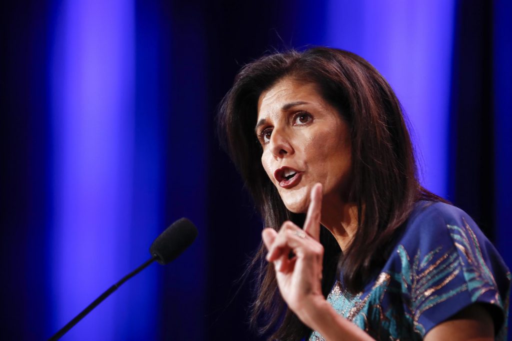Nikki Haley: "Estamos preparados para dejar atrás ideas obsoletas y los nombres descoloridos del pasado"