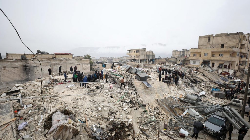 Cerca de mil 300 muertos en Siria tras el terremoto con epicentro en Turquía