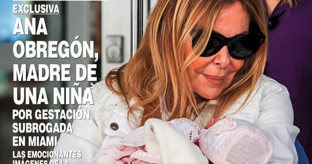 La actriz Ana Obregón sobre su hija subrogada: "He vuelto a vivir"