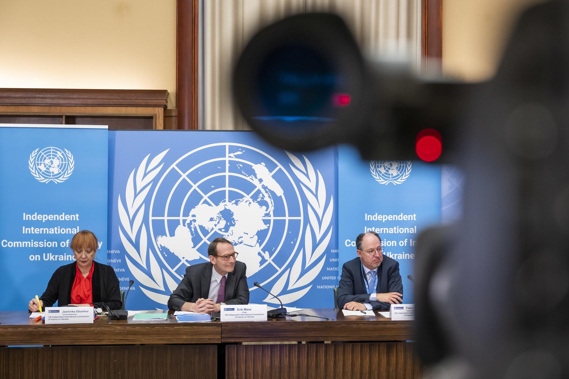 La ONU concluye que Rusia ha cometido crímenes de guerra en Ucrania y en su propio país