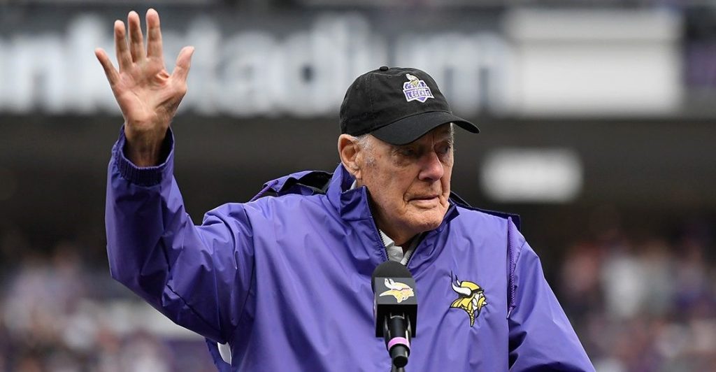 Muere Bud Grant, ex de Vikings y miembro del Salón de la Fama