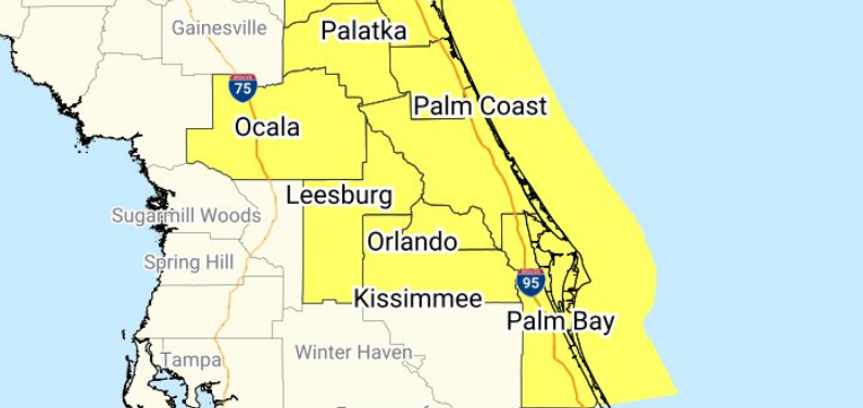 Emiten alerta de tormenta severa para Orlando