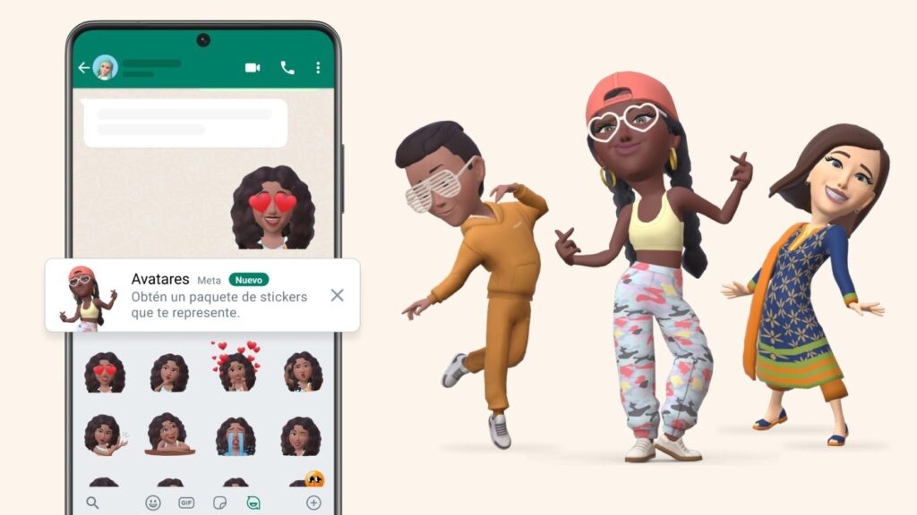 Llegan a WhatsApp los avatares animados
