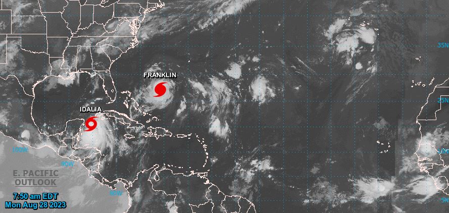 Tormenta tropical Idalia se fortalece y podría llegar a Florida como huracán de categoría 3