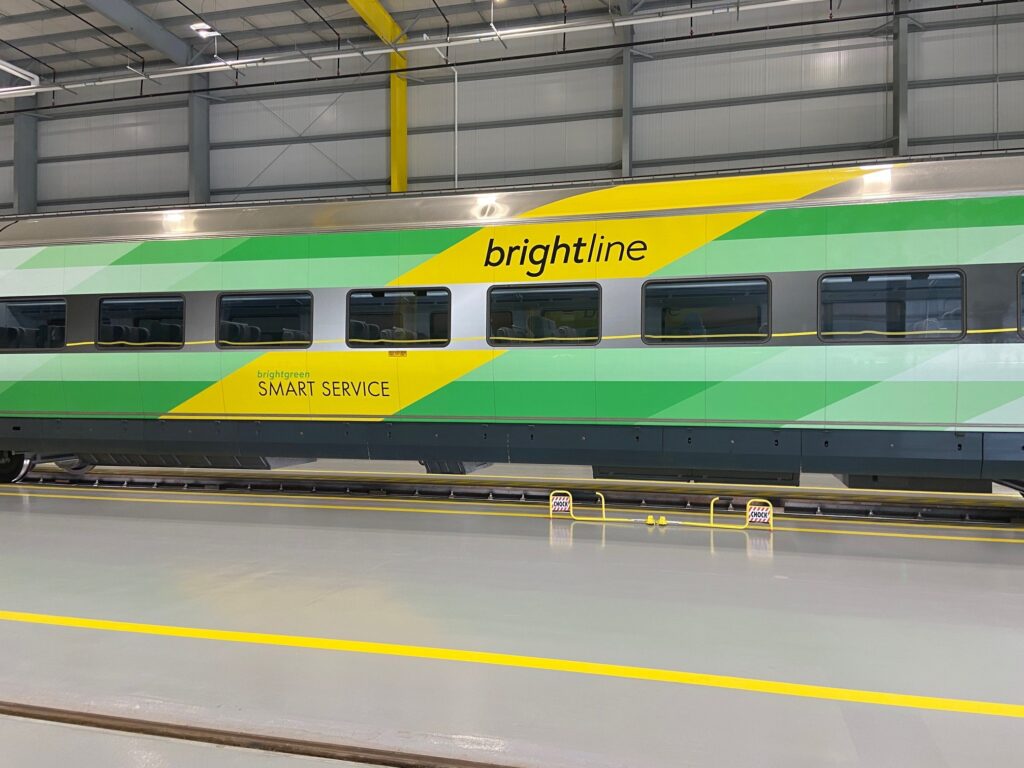 El 22 de septiembre inician las operaciones de Brightline en Orlando