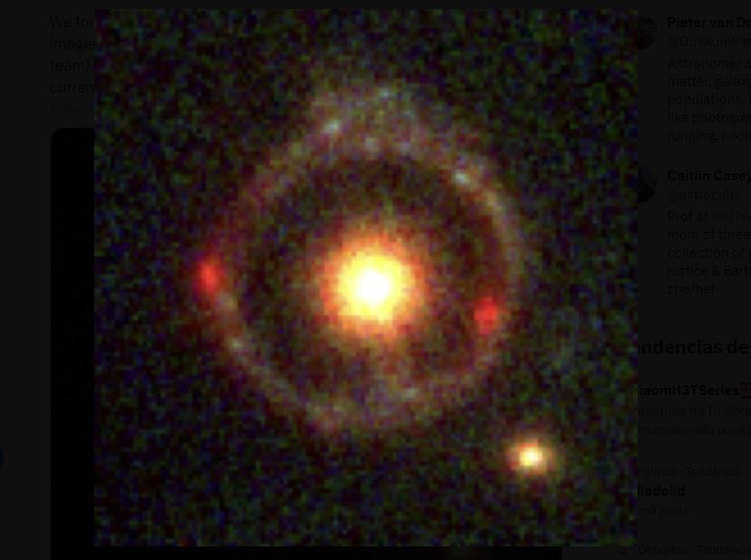 Telescopio Webb descubrió una galaxia inactiva masiva y compacta