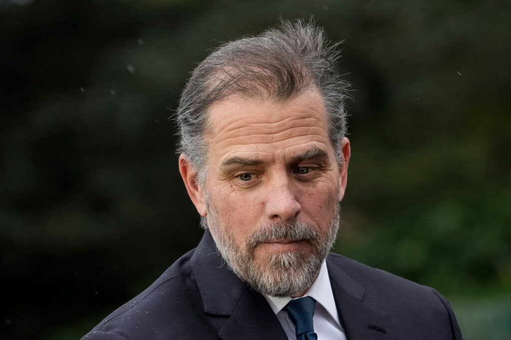 Acusado Hunter Biden de 3 delitos graves relacionados con armas
