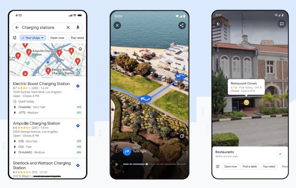 Google Maps mostrará mapas más realistas y carreteras detalladas para anticiparse a maniobras de circulación