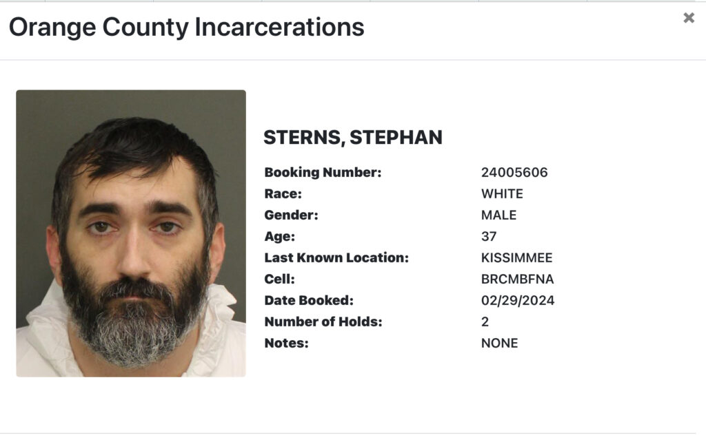 Trasladan a Stephan Sterns a la cárcel del condado de Osceola tras desaparición de Madeline Soto