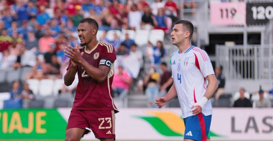 La Vinotinto cayó 1- 2 ante Italia en el ensayo de un posible juego mundialista