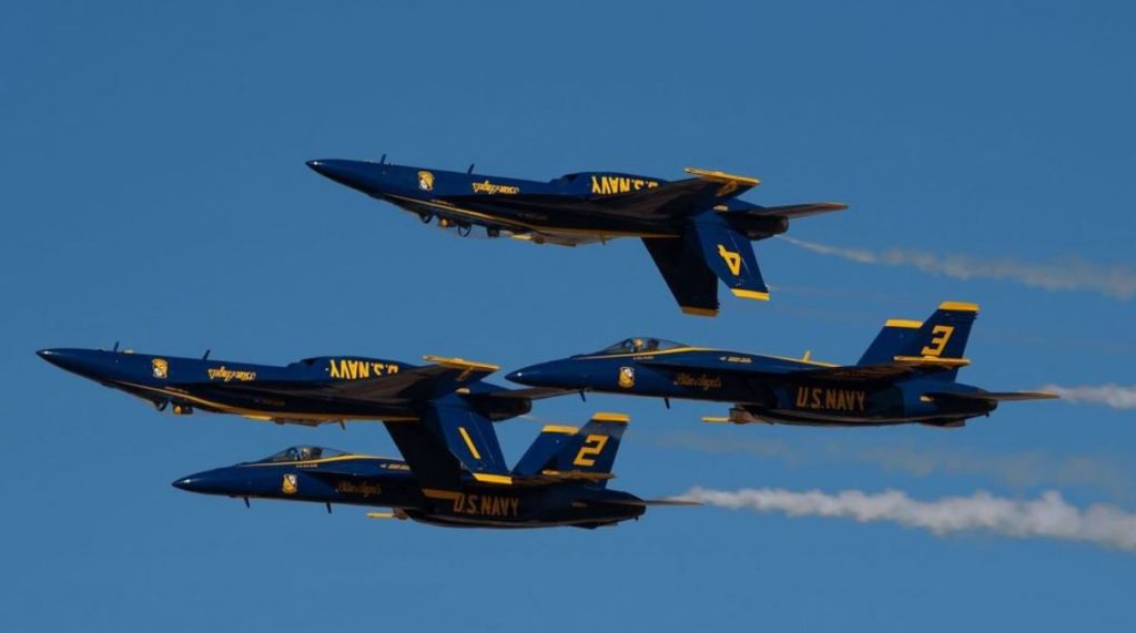 (+Video) Blue Angels llegan a Orlando para un gran show aéreo
