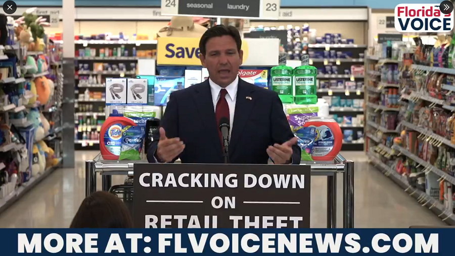 DeSantis firma ley que aumenta las penas por robo en comercios minoristas, porches e incitación al saqueo