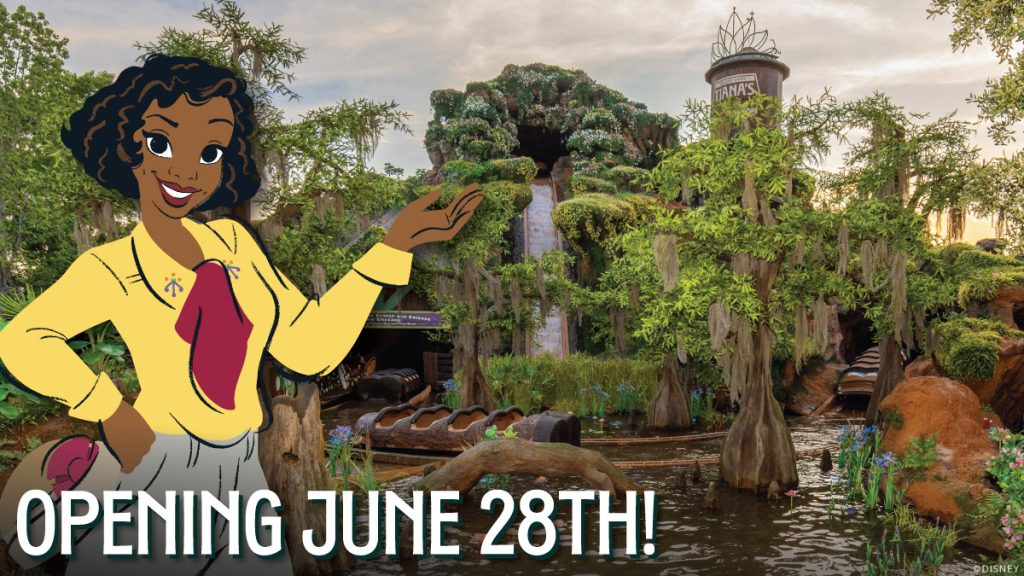 Tiana's Bayou Adventure se inaugurará el 28 de junio