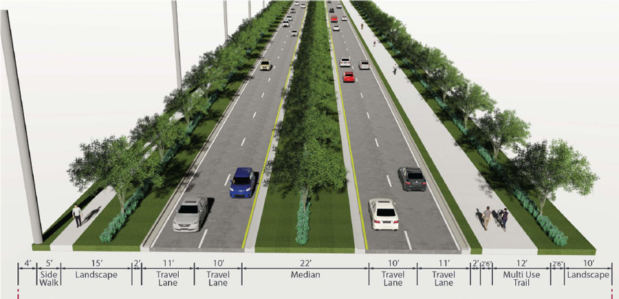El condado de Osceola continúa con las mejoras a Cyrils Drive