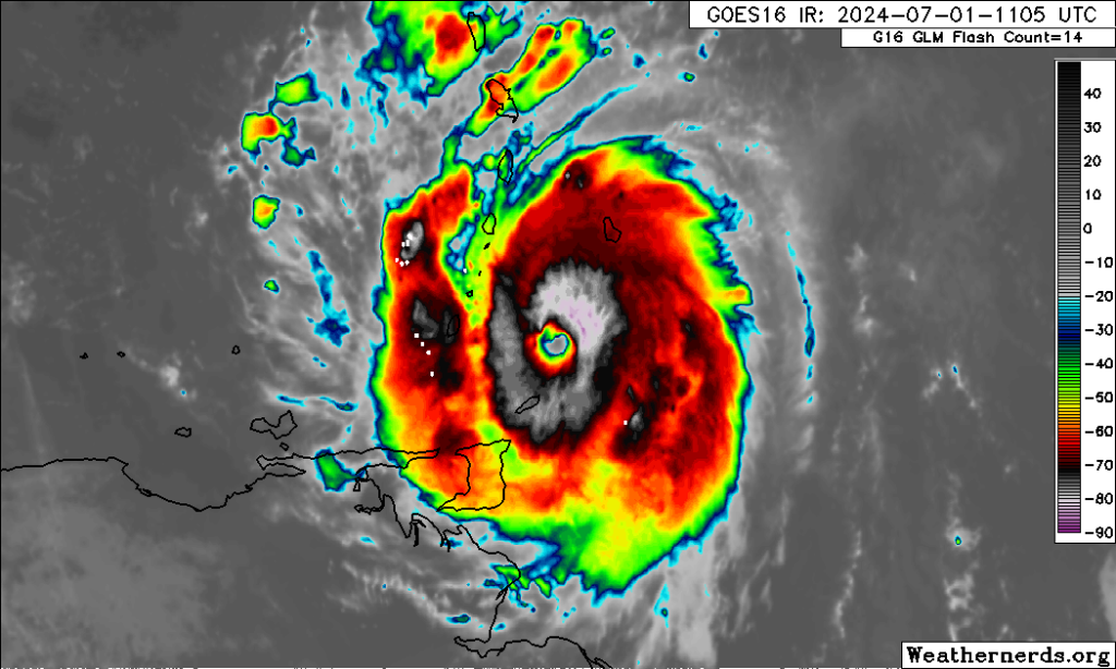 Beryl avanza hacia el Caribe como huracán de categoría 3. ¿Afectará a Florida