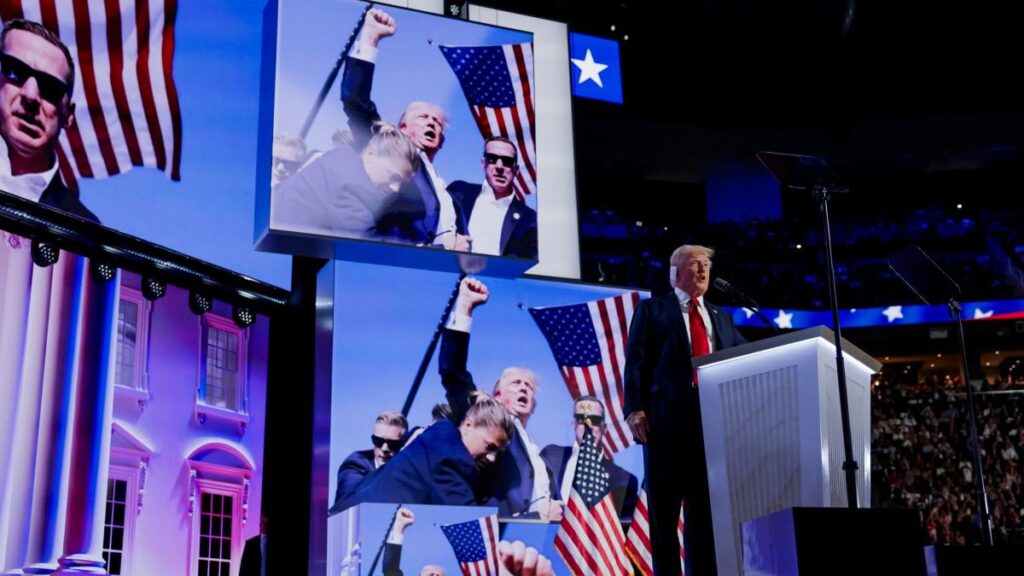 Trump cierra Convención Republicana con un discurso que exalta la unidad y a Dios