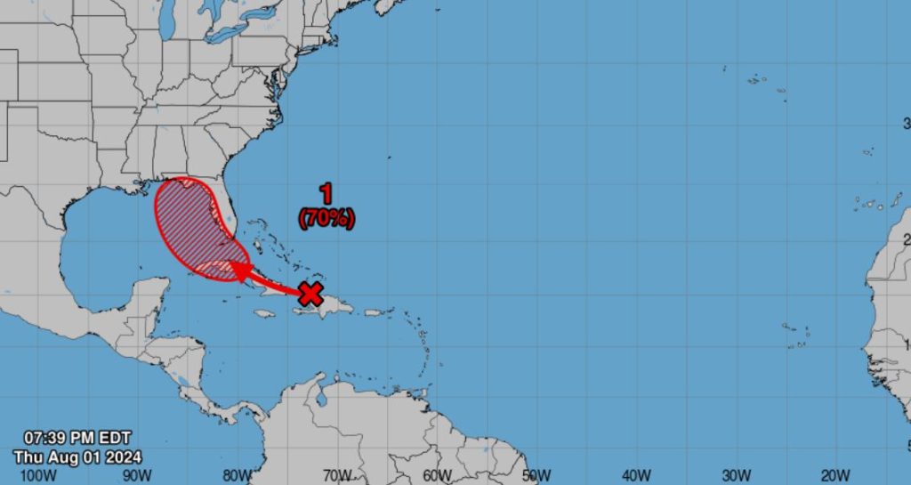 DeSantis declara estado de emergencia en Florida por onda tropical Invest 97-L
