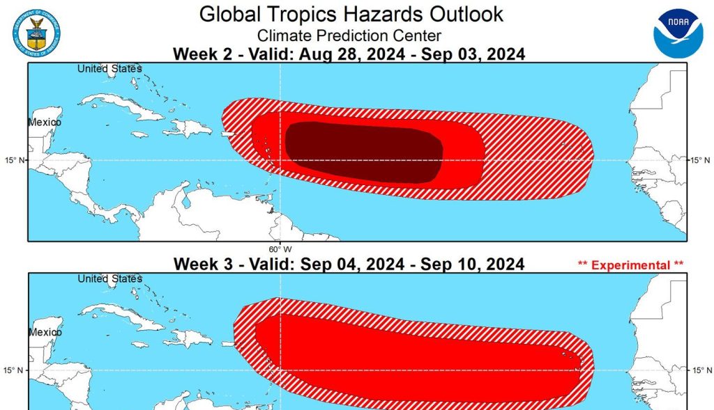 Onda tropical frente a las costas de África podría desarrollarse en los próximos días