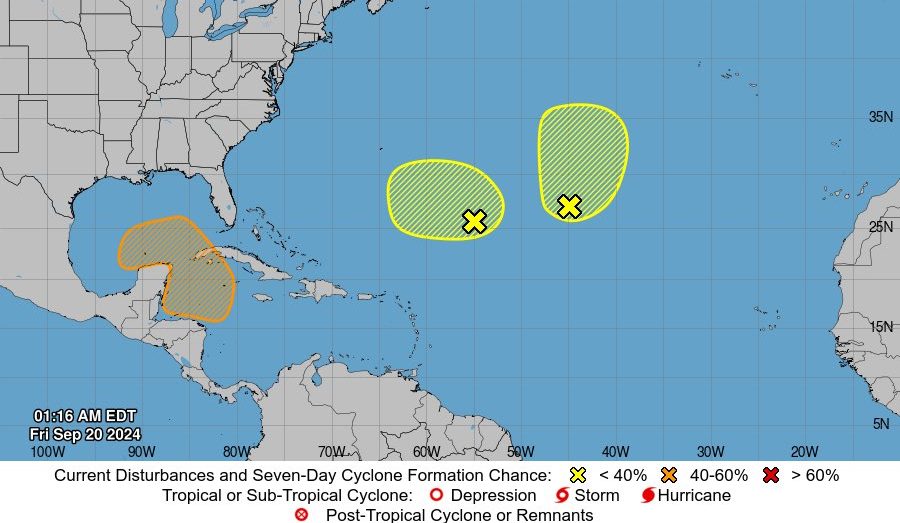 Vigilan área de interés en el Caribe con potencial de impactar Florida