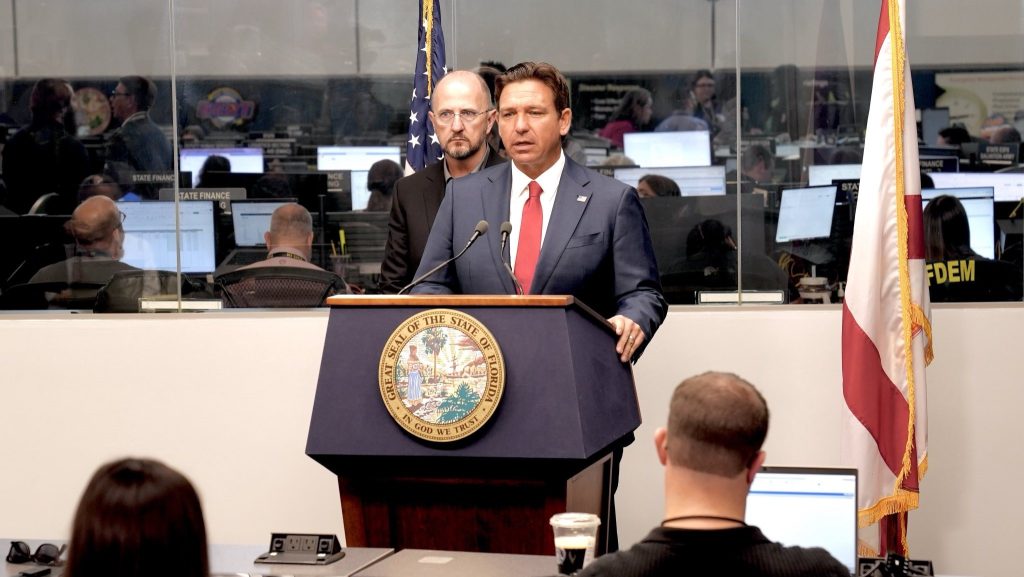 DeSantis extiende el estado de emergencia en condados de Florida por llegada de Helene
