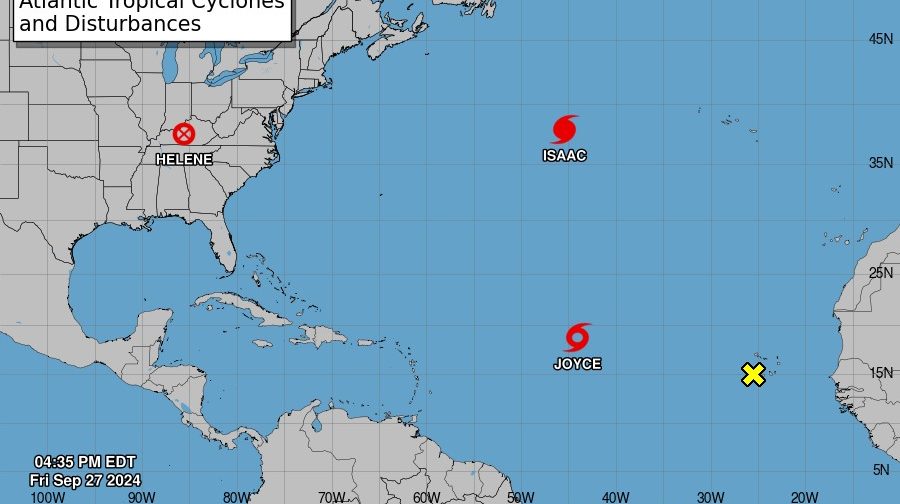 La tormenta tropical Joyce se forma oficialmente sobre el Atlántico, según el NHC