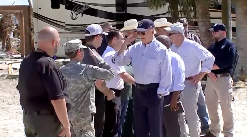 Biden llega a Florida para recorrer zonas afectadas por el huracán Helene
