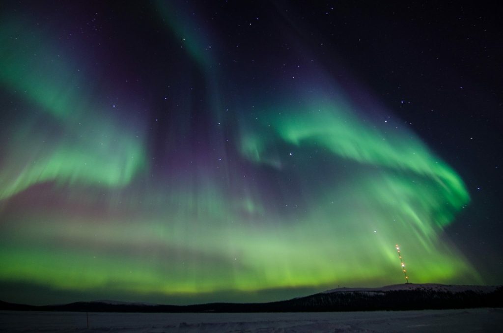 Auroras boreales serán visibles en algunas partes de EEUU este Thanksgiving Day