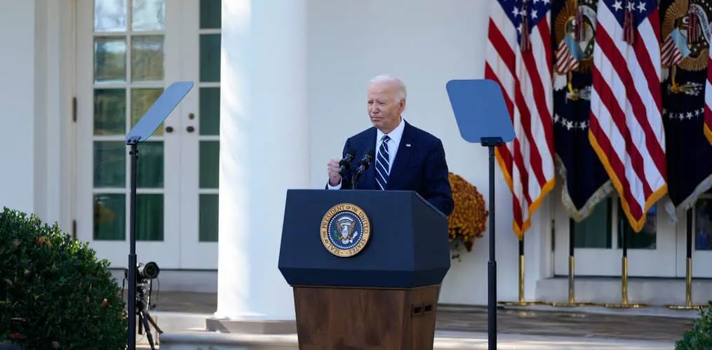 Biden reaparece con discurso público: "No puedes amar a tu país solo cuando ganas"