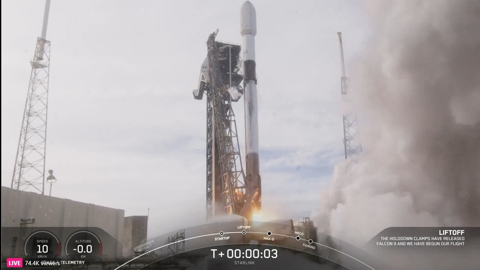 SpaceX lanza 23 satélites Starlink en el cohete Falcon 9 desde Cabo ...