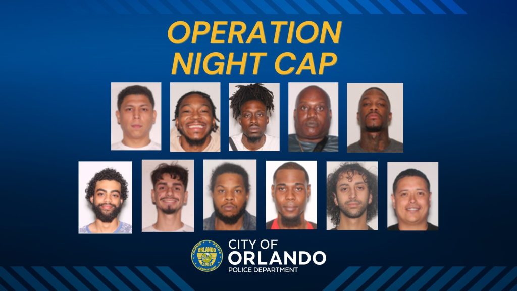 Operación Night Cap en Orlando logra 85 cargos por drogas ilegales contra 32 personas en 23 establecimientos