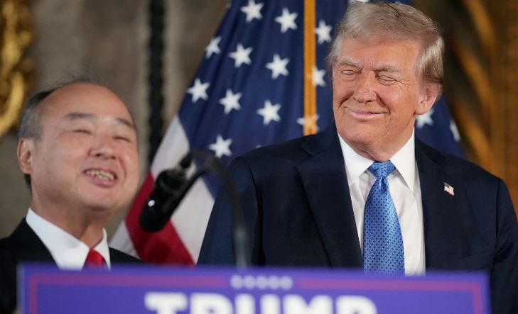 Trump anunció que SoftBank invertirá US$ 100.000 millones en EEUU