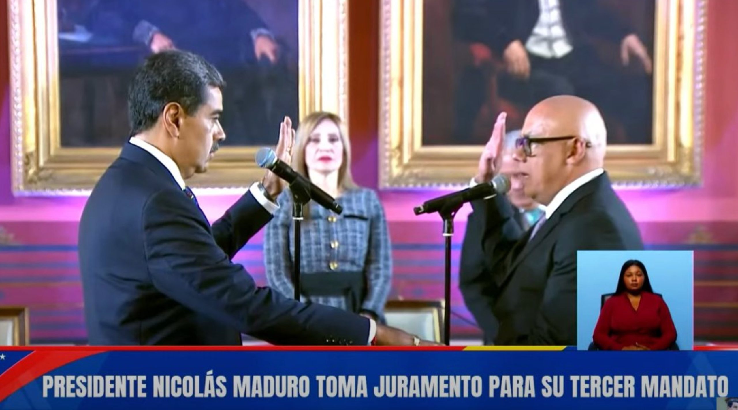Maduro juró como presidente de Venezuela