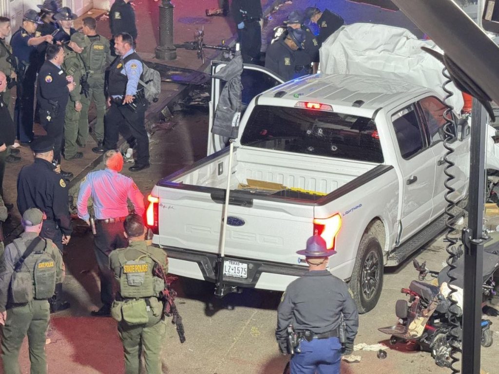 FBI dice que el atacante de la camioneta de Nueva Orleans actuó solo