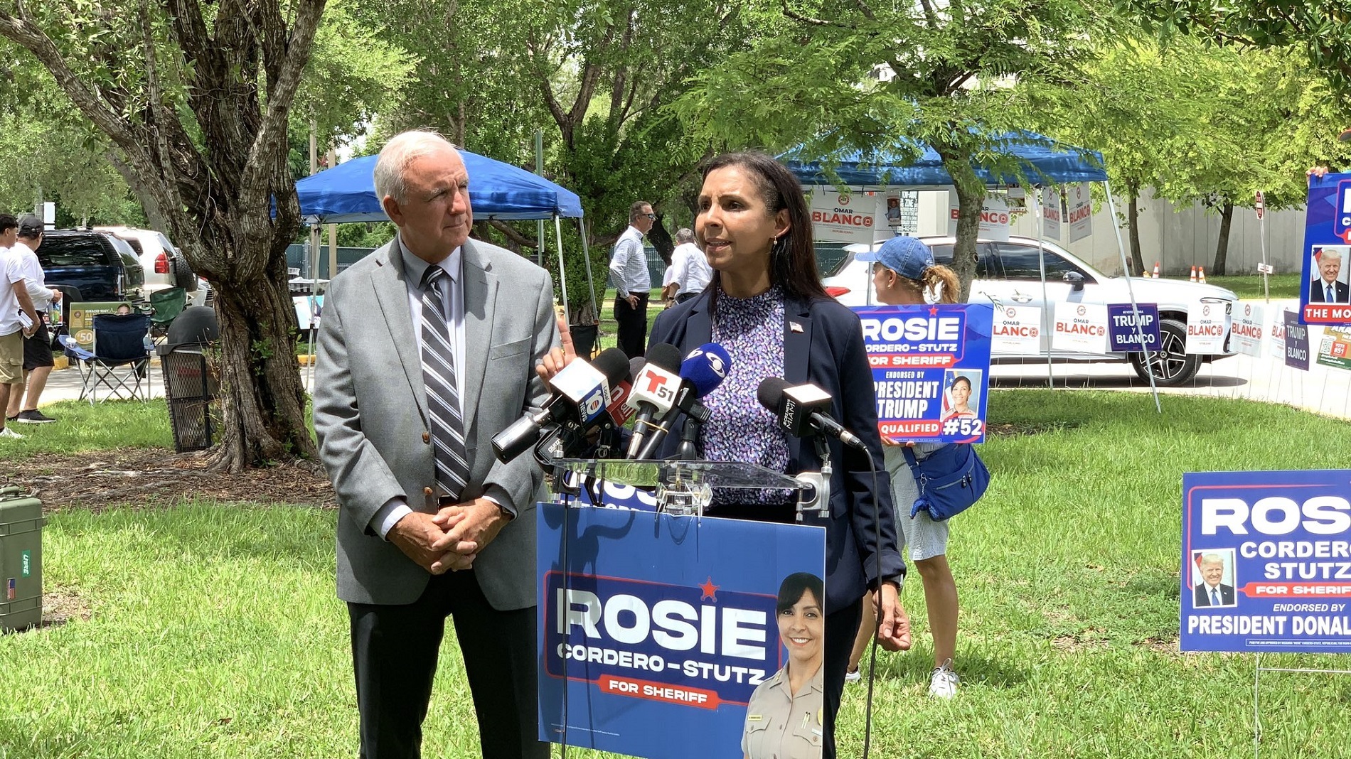 Rosie Cordero-Stutz jura como sheriff de Miami-Dade