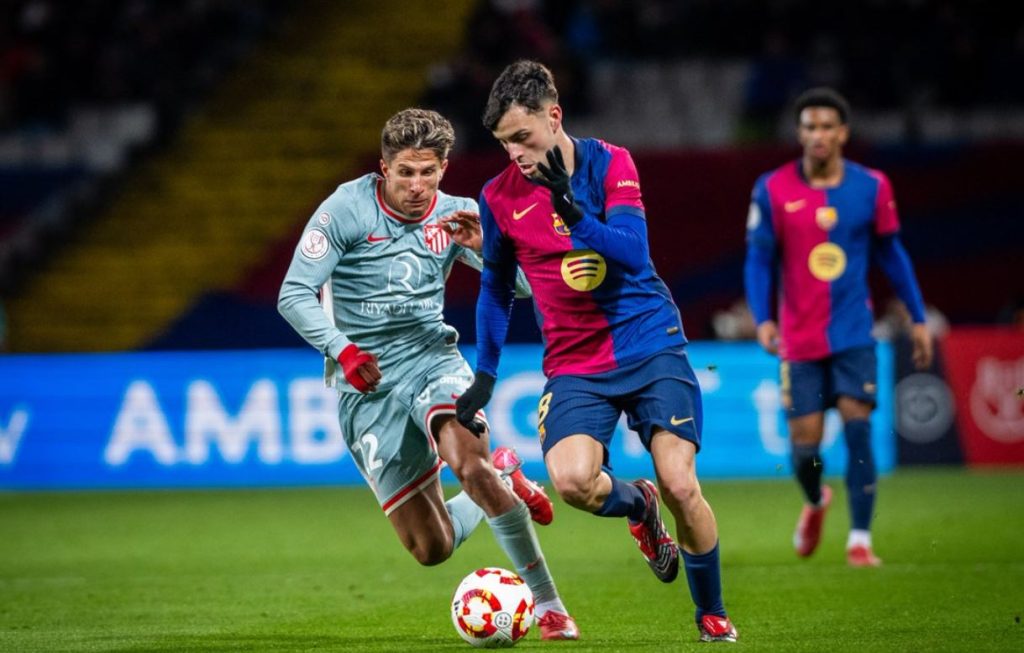 Barcelona y Atlético de Madrid empatan 4-4 en un emocionante juego de ida de la Copa del Rey