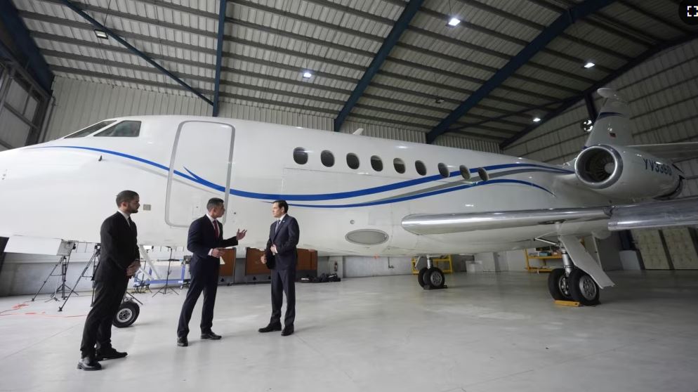 Marco Rubio supervisa la confiscación de un segundo avión del régimen de Maduro
