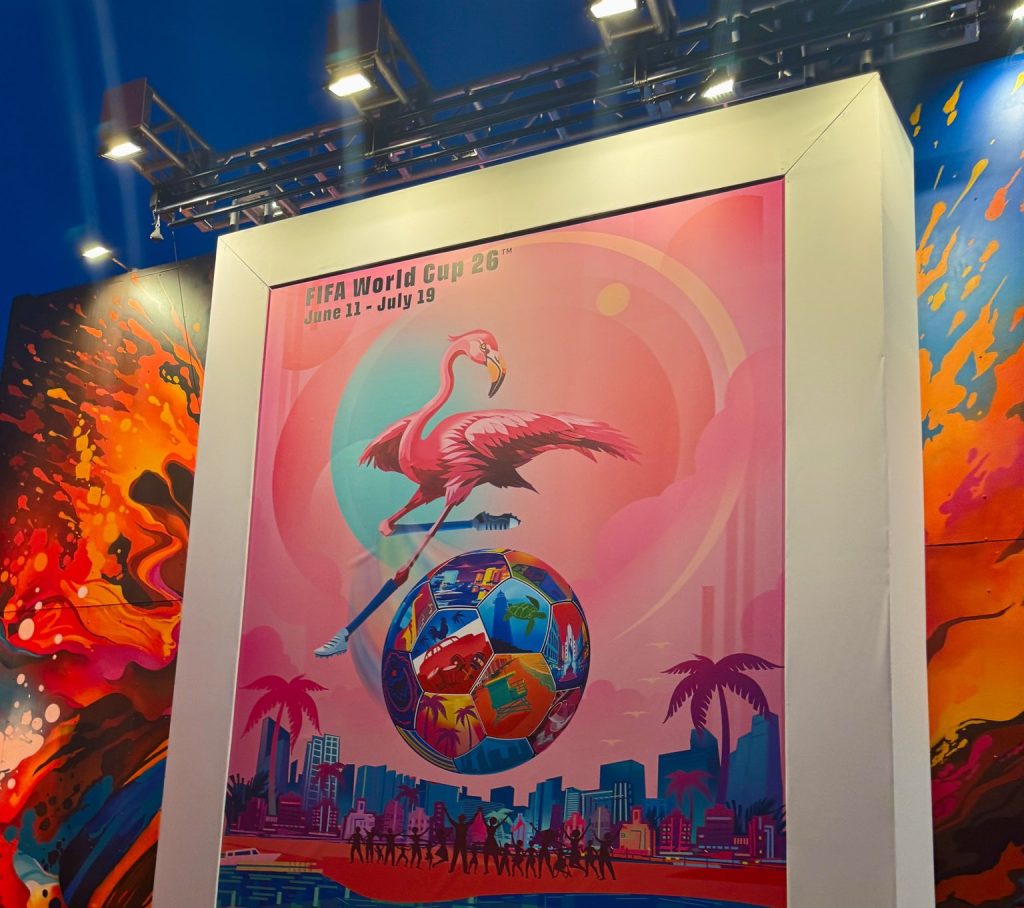 (+Video) Miami presentó su póster oficial para la Copa Mundial de la FIFA 2026