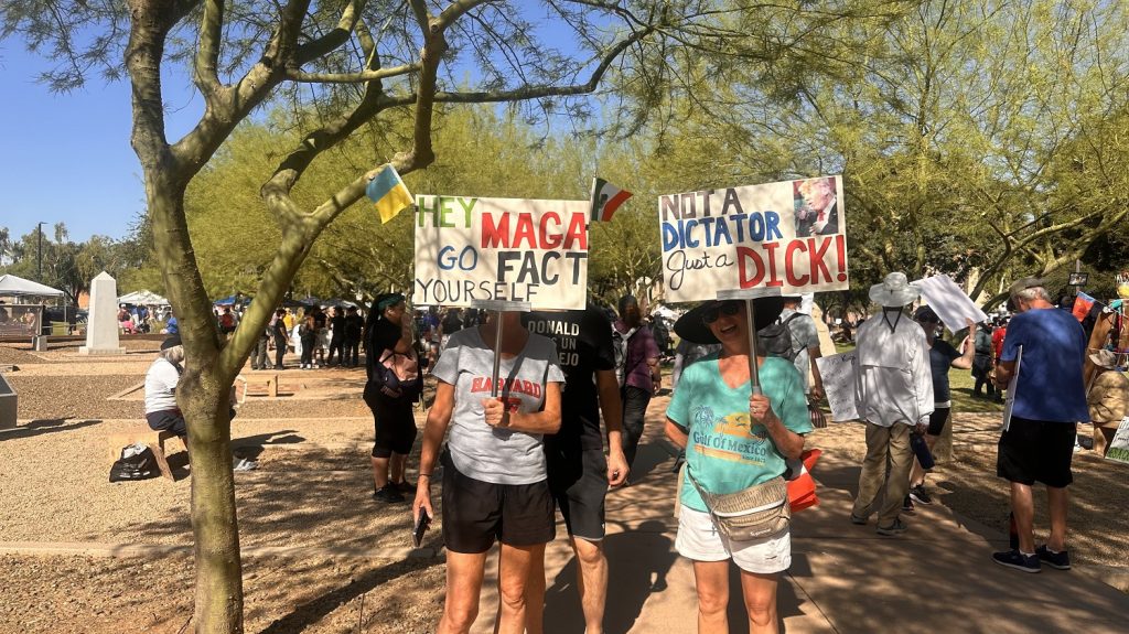 Miles de personas participaron en la protesta No Kings en Orlando